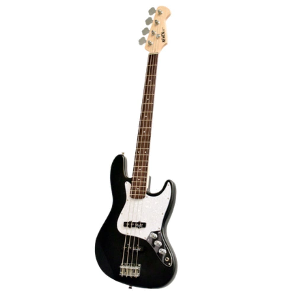 newen bass guitars black newen jazz band 4 string electric bass guitar #color_black