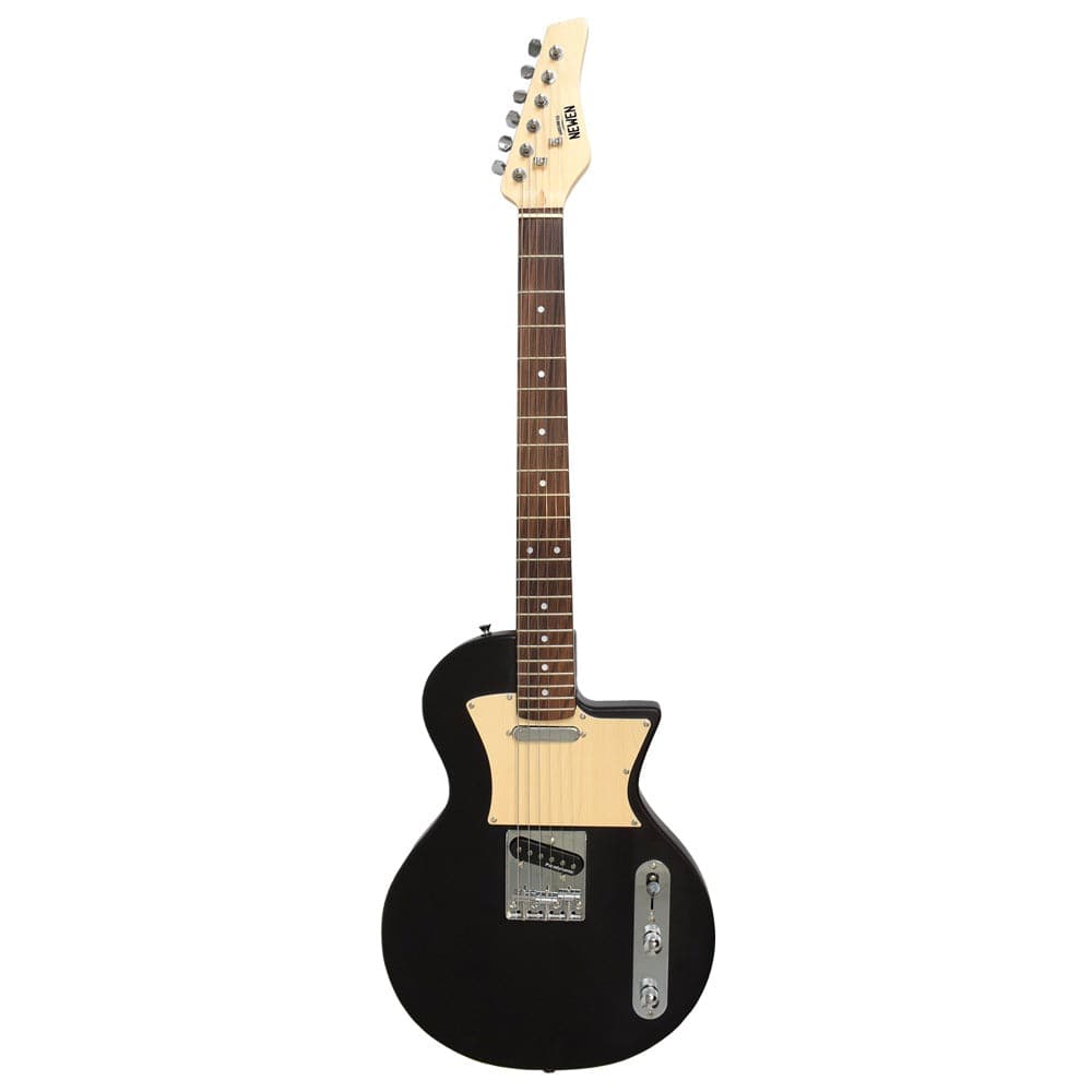 newen electric guitars black newen frizz 6 string electric guitar #color_black