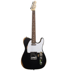Newen Electric Guitars Black Newen Guitars Relic TL 6 String Electric Guitar