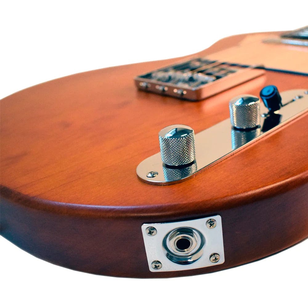newen electric guitars newen frizz 6 string electric guitar #color_cedrum