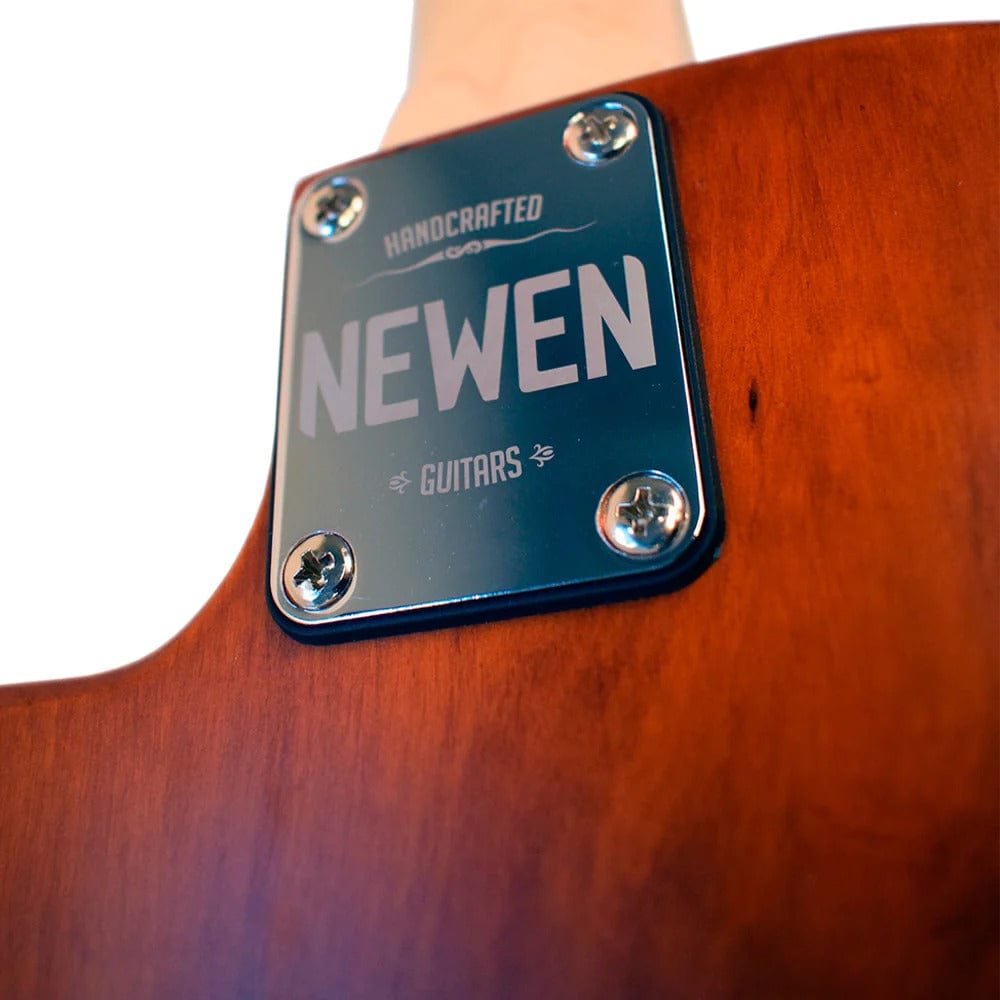 newen electric guitars newen frizz 6 string electric guitar #color_cedrum