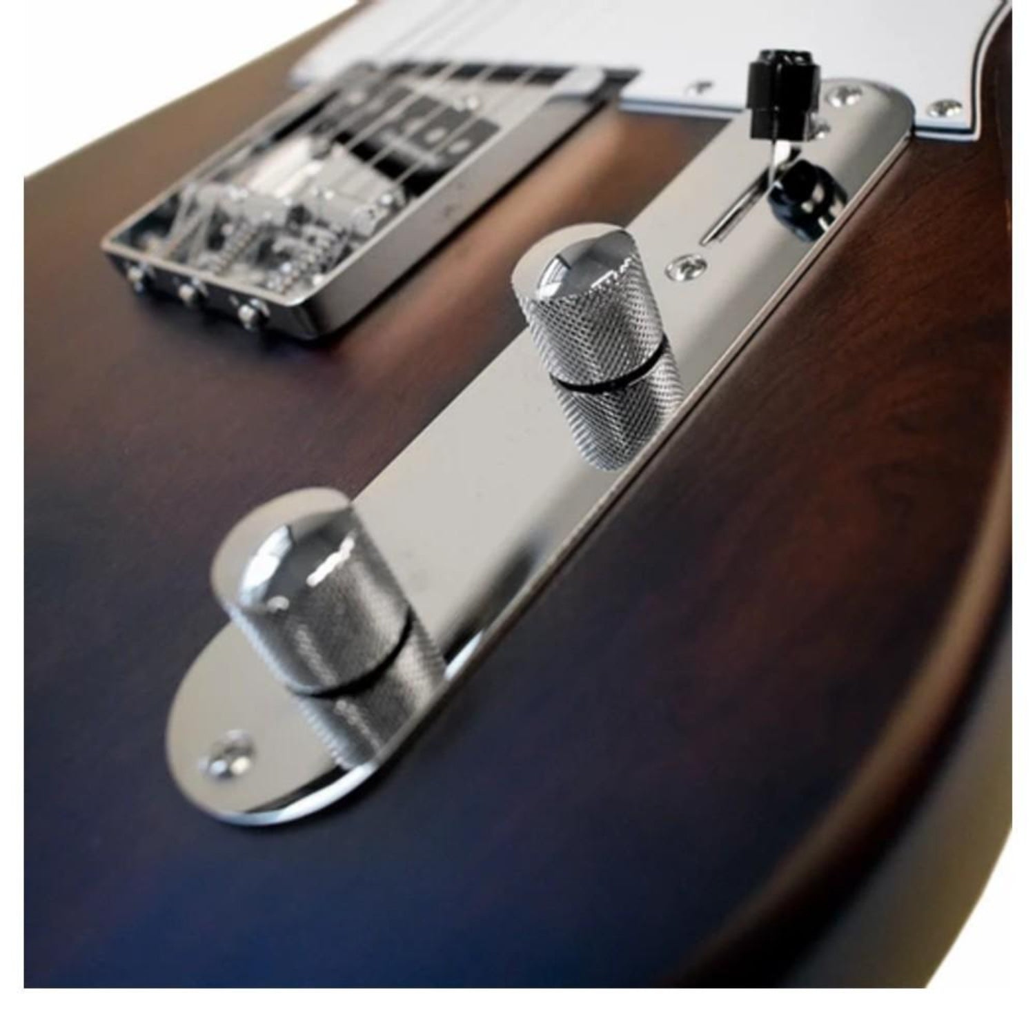 Newen Electric Guitars Newen Telecaster 6 String Electric Guitar #color_dark-wood