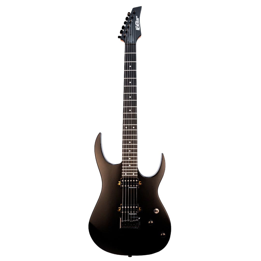 newen electric guitars rock black newen rock black tsa-047 6 string electric guitar #color_black
