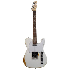 Newen Electric Guitars White Newen Guitars Relic TL 6 String Electric Guitar