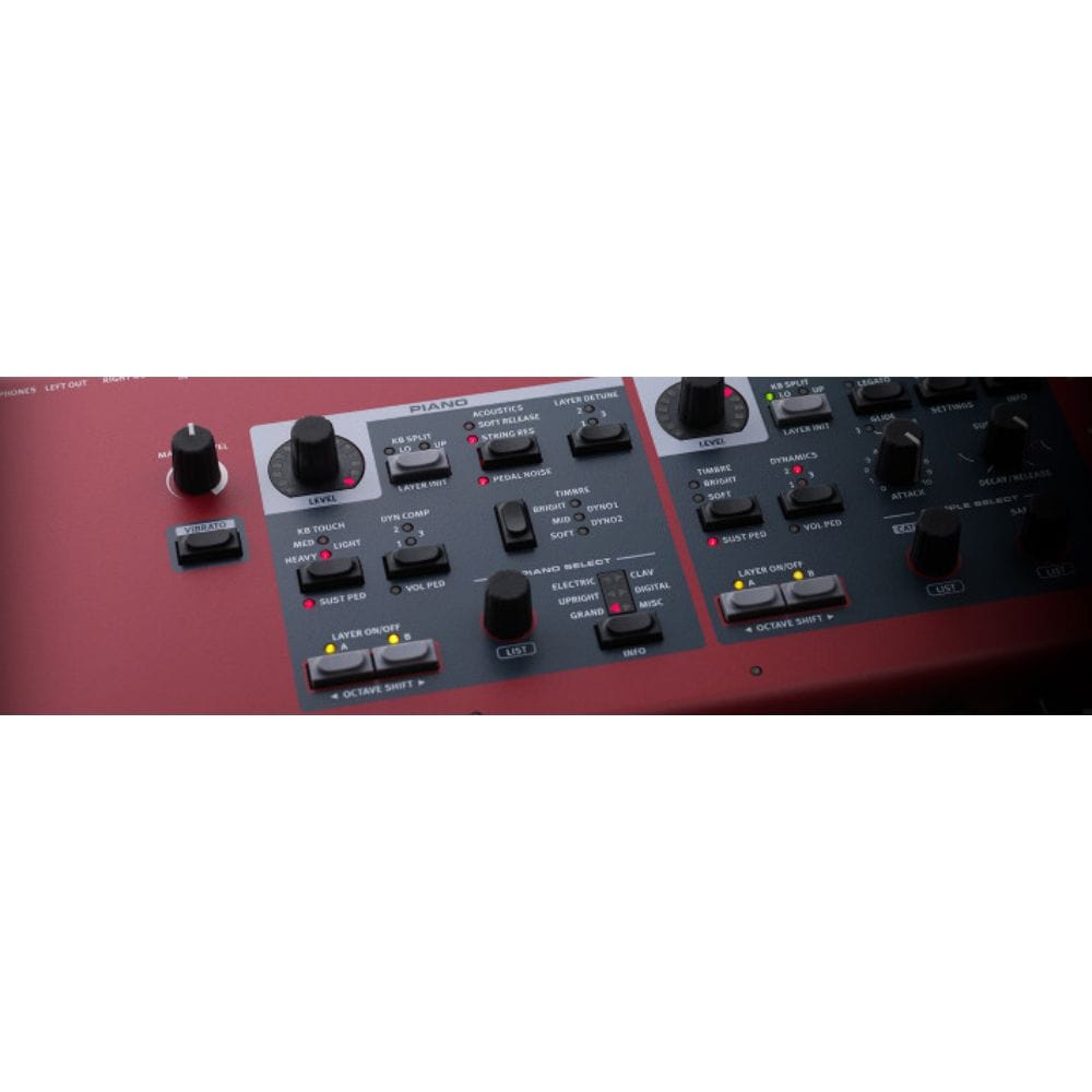 nord digital pianos nord piano 5 triple sensor keybed with grand weighted action digital piano #style_88-keys