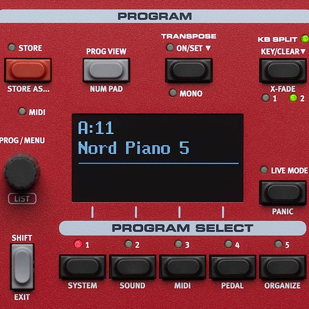 nord digital pianos nord piano 5 triple sensor keybed with grand weighted action digital piano #style_88-keys