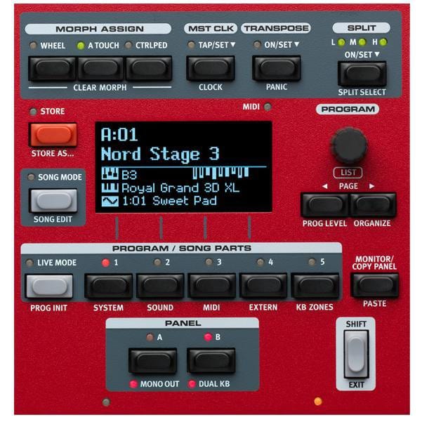 nord digital pianos nord stage 3 88 stage digital piano with fully weighted hammer action keybed
