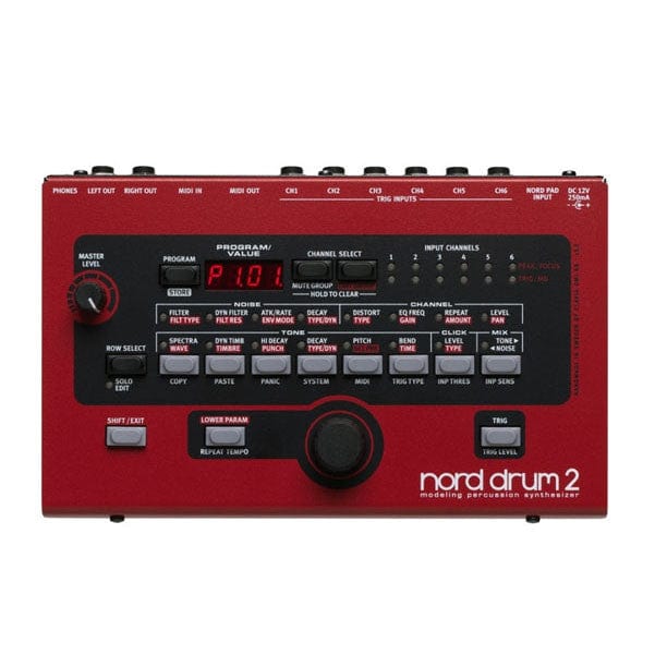 nord electronic drum kits nord drum 2 6-part percussion synthesizer
