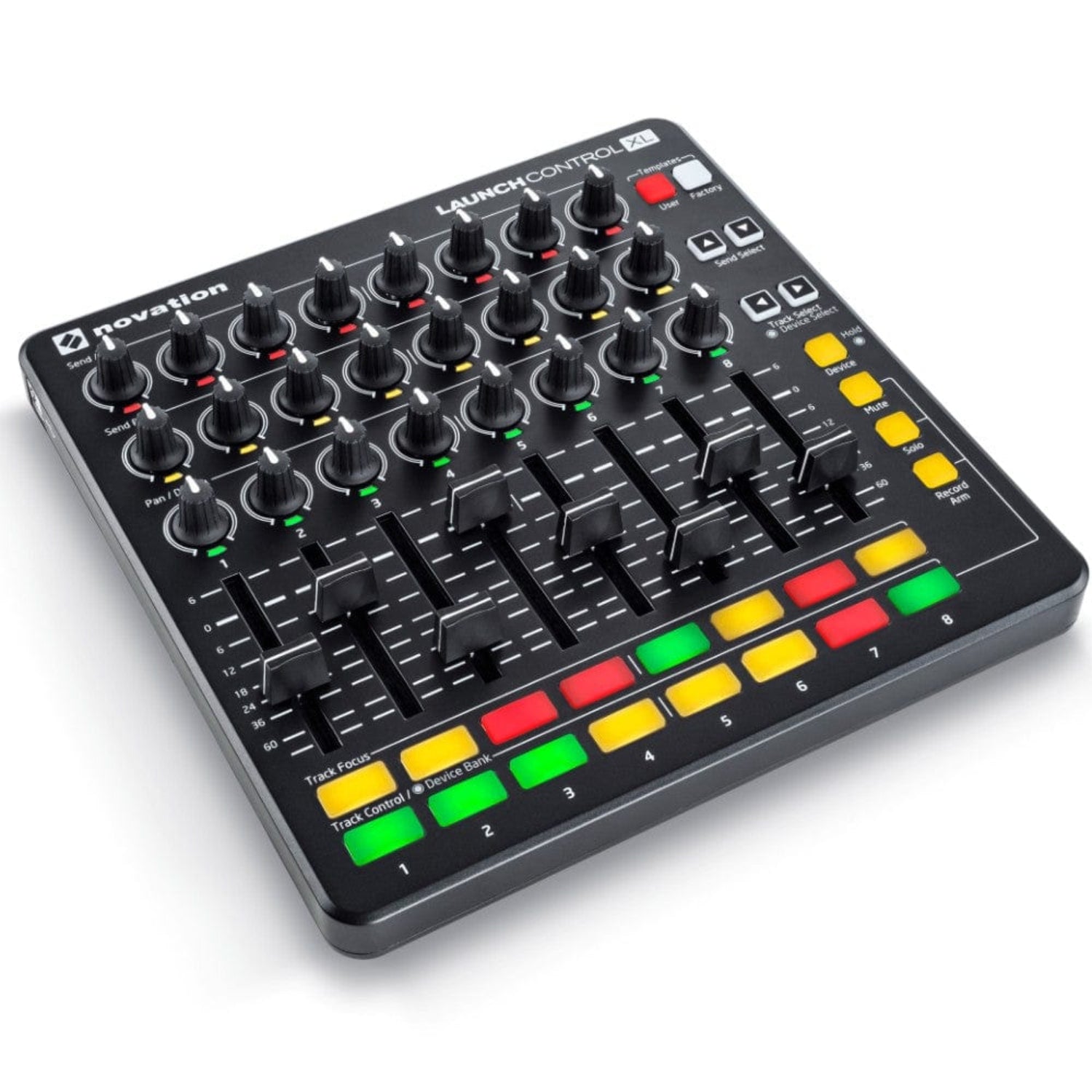 novation dj controller interfaces novation launch control xl mk2 midi controller for ableton live - black