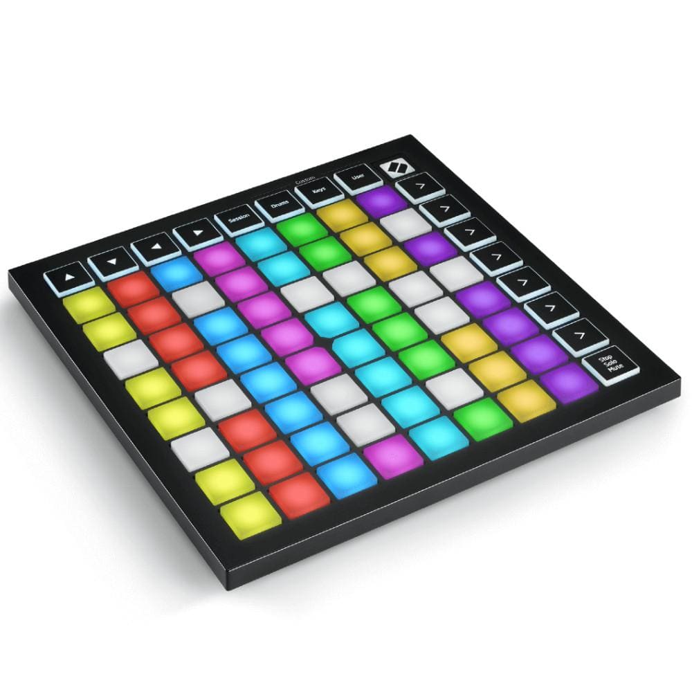 novation dj controller interfaces novation launchpad mini mk3 64-pad midi grid controller for ableton live
