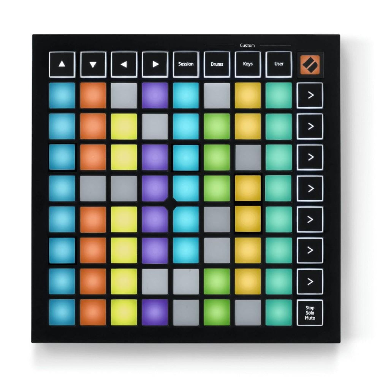 novation dj controller interfaces novation launchpad mini mk3 64-pad midi grid controller for ableton live
