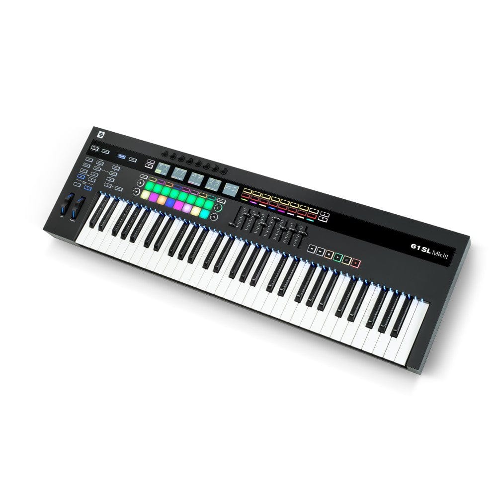 novation midi keyboards 61 keys novation sl mkiii controller keyboard