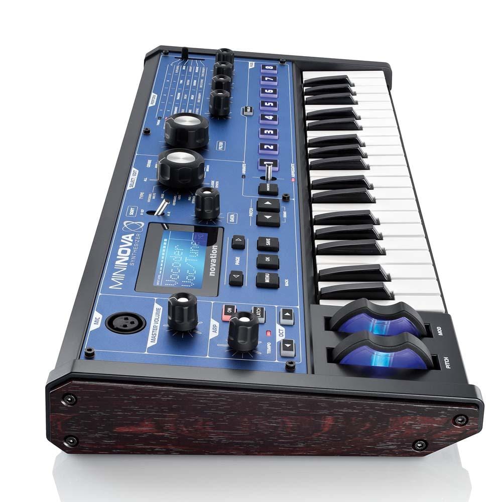 novation midi keyboards novation mininova 37-key mini performance synthesizer