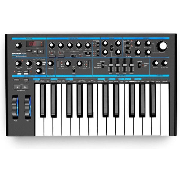 novation synthesizers novation bass station ii analog synthesizer