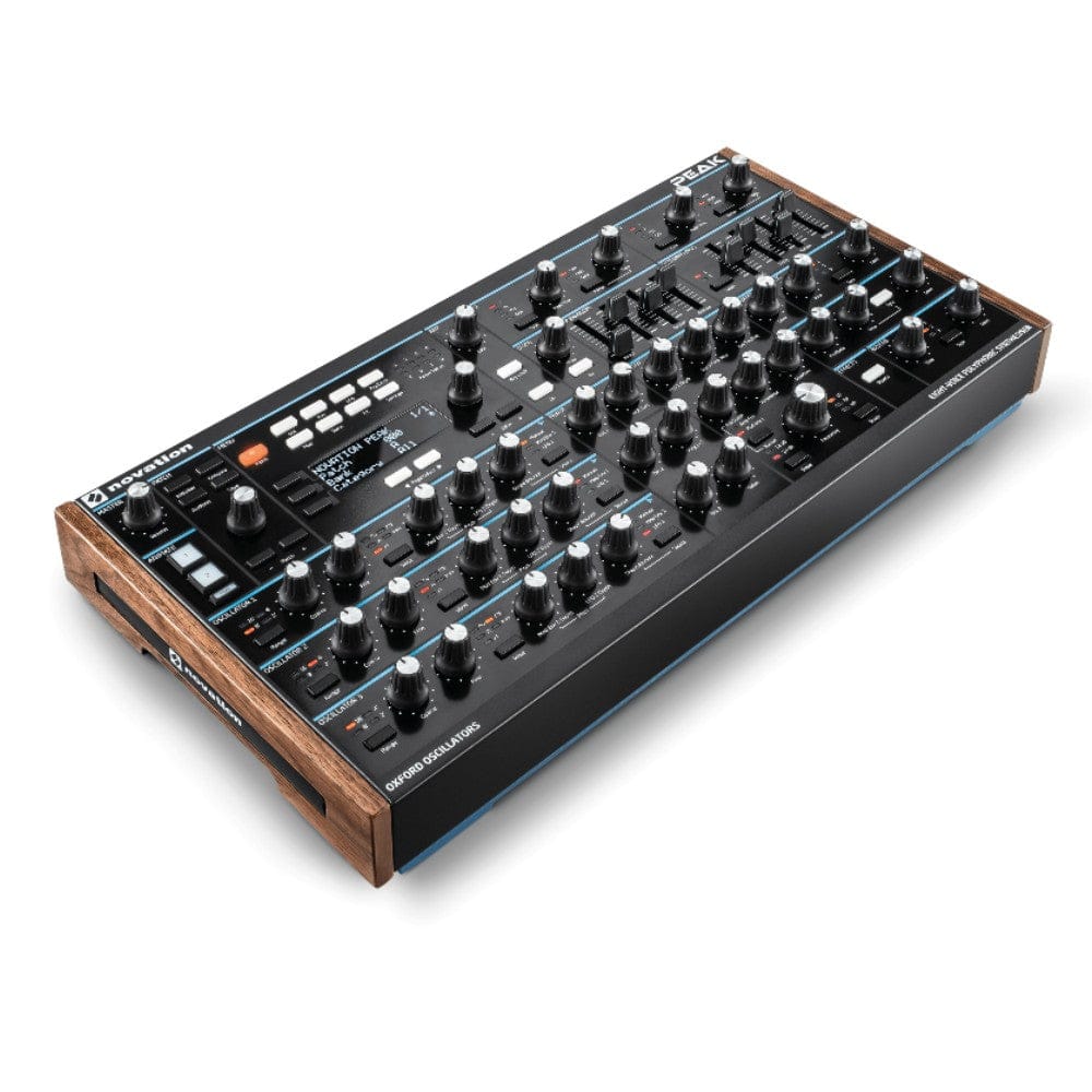 novation synthesizers novation peak eight voice desktop polyphonic synthesiser