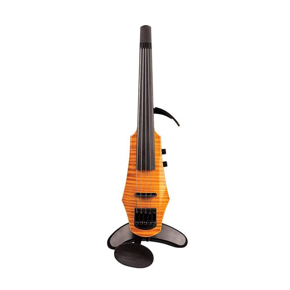 ns design electric violins amberburst ns design wav5 series violin - ebony fingerboard #color_amberburst