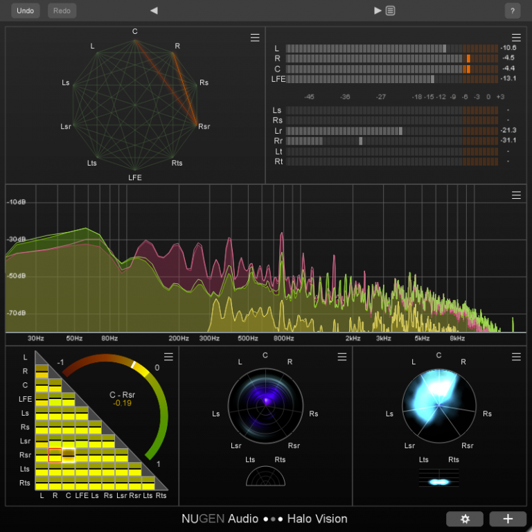 NUGEN Audio Virtual Processors Halo Vision: Spatializer Plugin