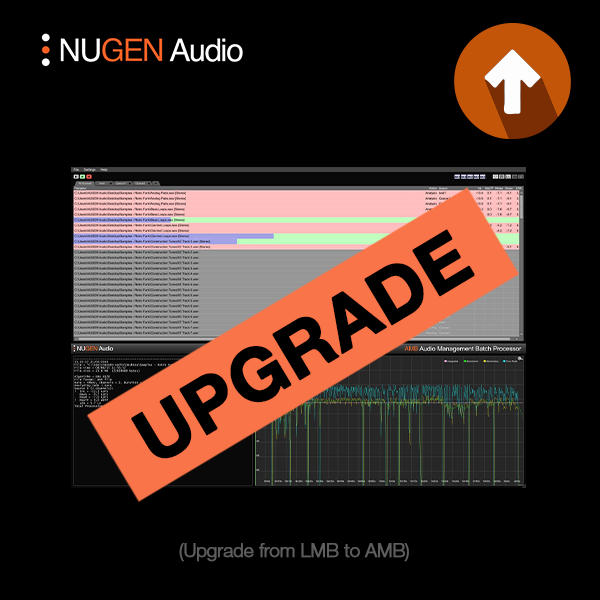 NUGEN Audio Virtual Processors NUGEN Audio Management Batch Processor Queue - LMB Upgrade