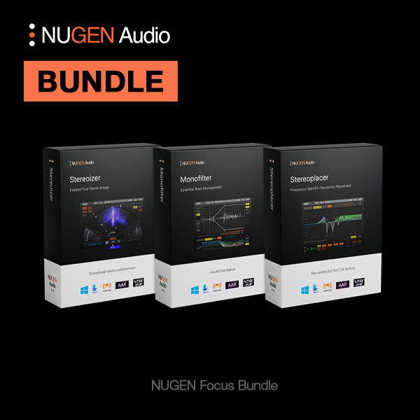 NUGEN Audio Virtual Processors NUGEN Focus Bundle Loudness Meter Bundle – Professional Audio Software & Plugin
