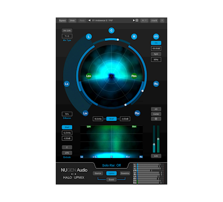 NUGEN Audio Virtual Processors NUGEN Halo Upmix 3D extension 3D Upmixing Extension