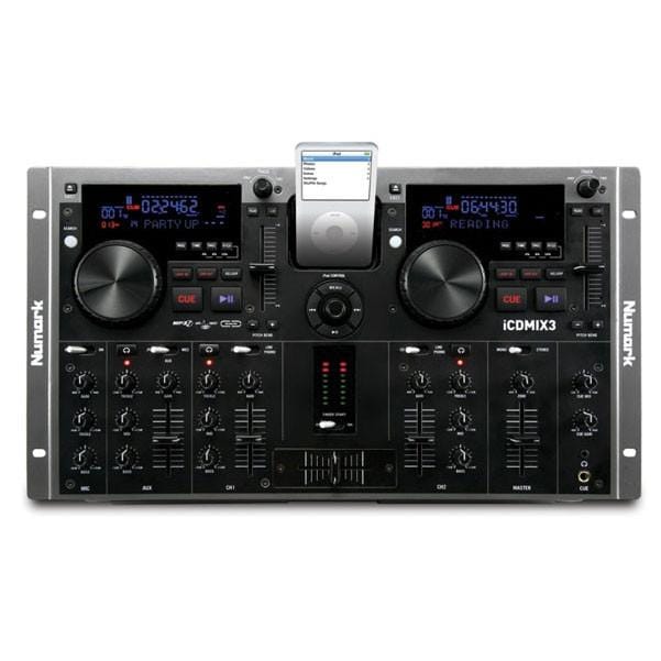 numark cd mp3 media players numark icdmix3 dual cd/mp3 system