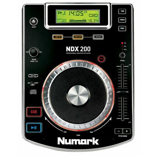 numark cd mp3 media players numark ndx200 tabletop dj cd player