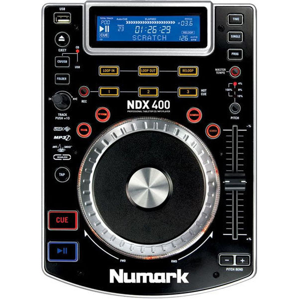 numark cd mp3 media players numark ndx400 tabletop scratch cd player