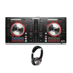 Numark DJ Controller Interfaces Controller with Headphone Numark Mixtrack Pro 3 All-In-One DJ Controller for Serato DJ with Headphones