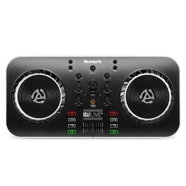 numark dj controller interfaces numark idj live ii dj controller for mac, pc, ipad, iphone & i-touch
