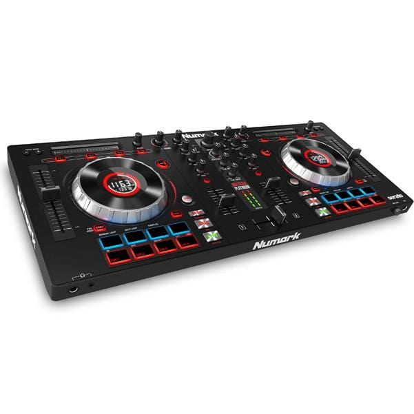 numark dj controller interfaces numark mixtrack platinum dj controller with jog wheel display