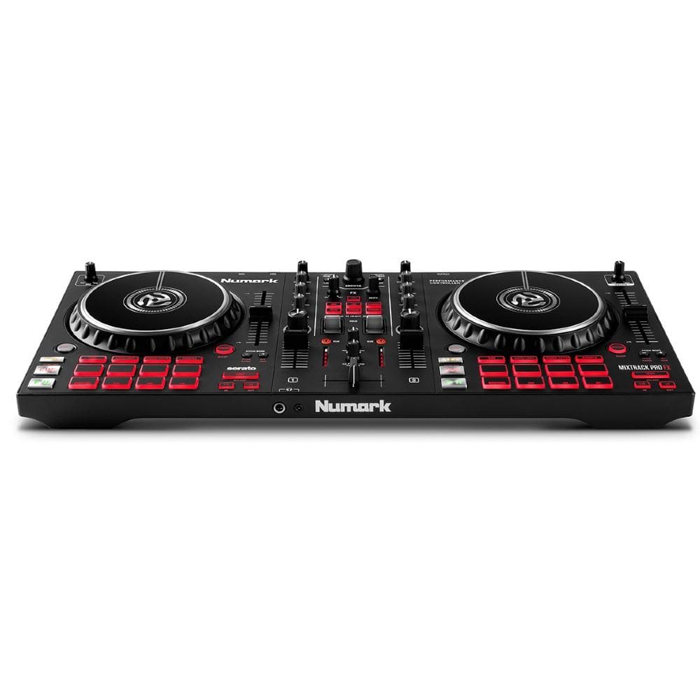 numark dj controller interfaces numark mixtrack pro fx dj controller for serato dj with effects paddles- black