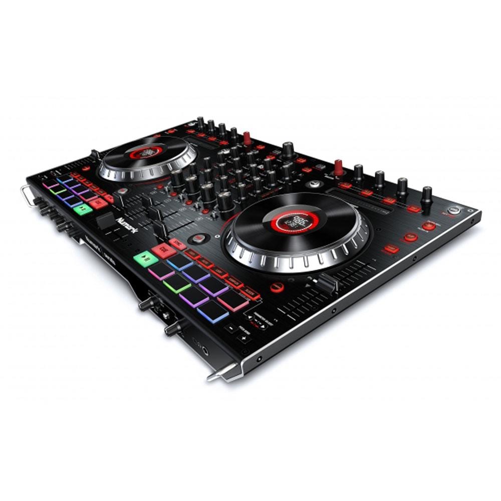 numark dj controller interfaces numark ns6ii 4-channel premium dj controller