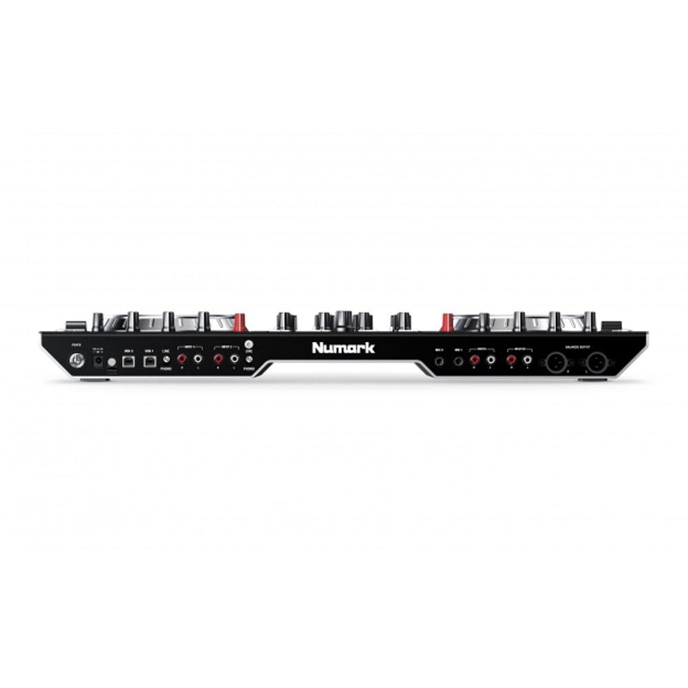 numark dj controller interfaces numark ns6ii 4-channel premium dj controller