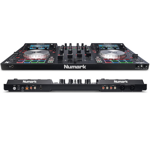 numark dj controller interfaces numark nv intelligent dual-display control for serato