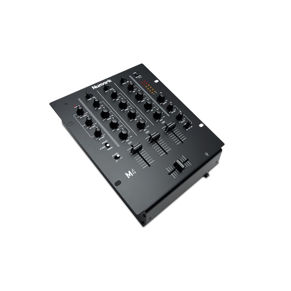 numark dj mixers numark m4 black 3-channel dj scratch mixer