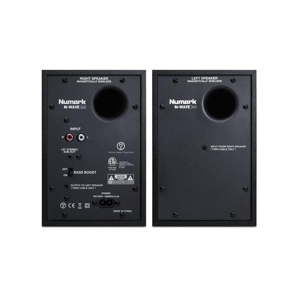 numark monitor speakers numark n-wave 360 powered dj desktop monitors - pair