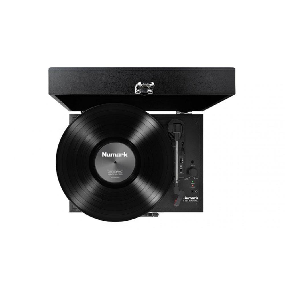 numark turntables numark pt01 touring classically styled suitcase turntable