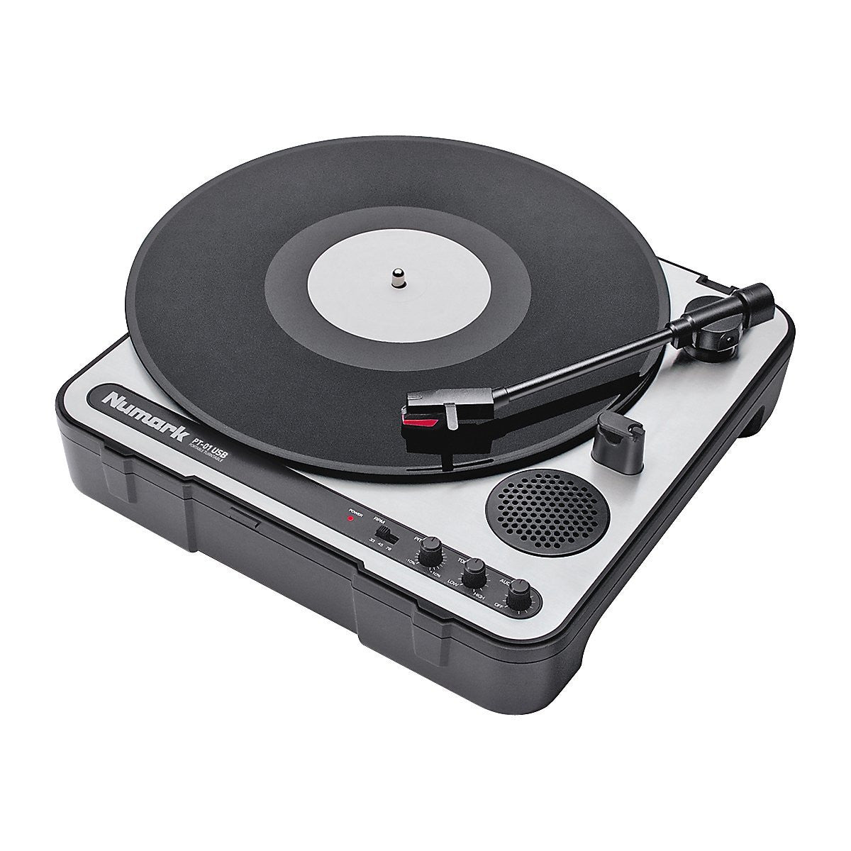 numark turntables numark pt01usb - portable vinyl-archiving turntable