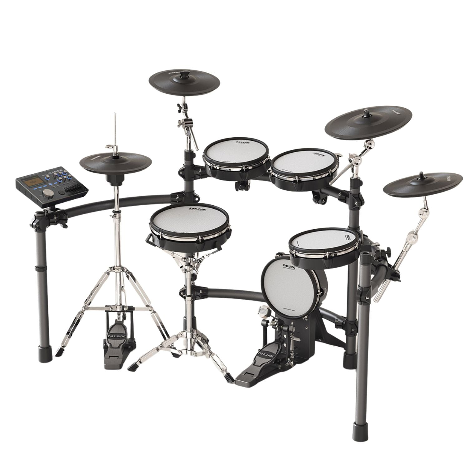 Nux Acoustic Drum Kits Nux DM-8 Mesh Head Digital Acoustic Drum Set