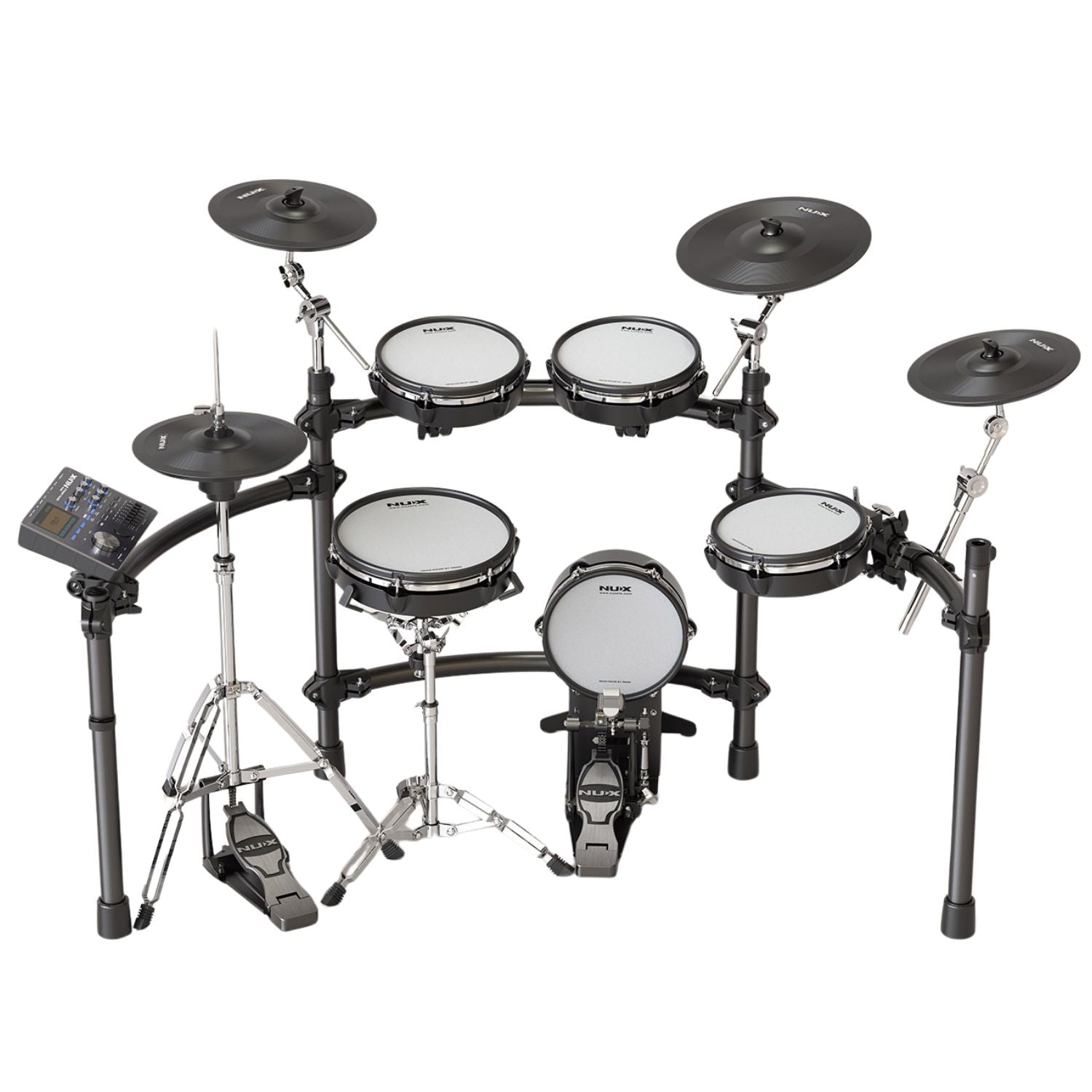 Nux Acoustic Drum Kits Nux DM-8 Mesh Head Digital Acoustic Drum Set