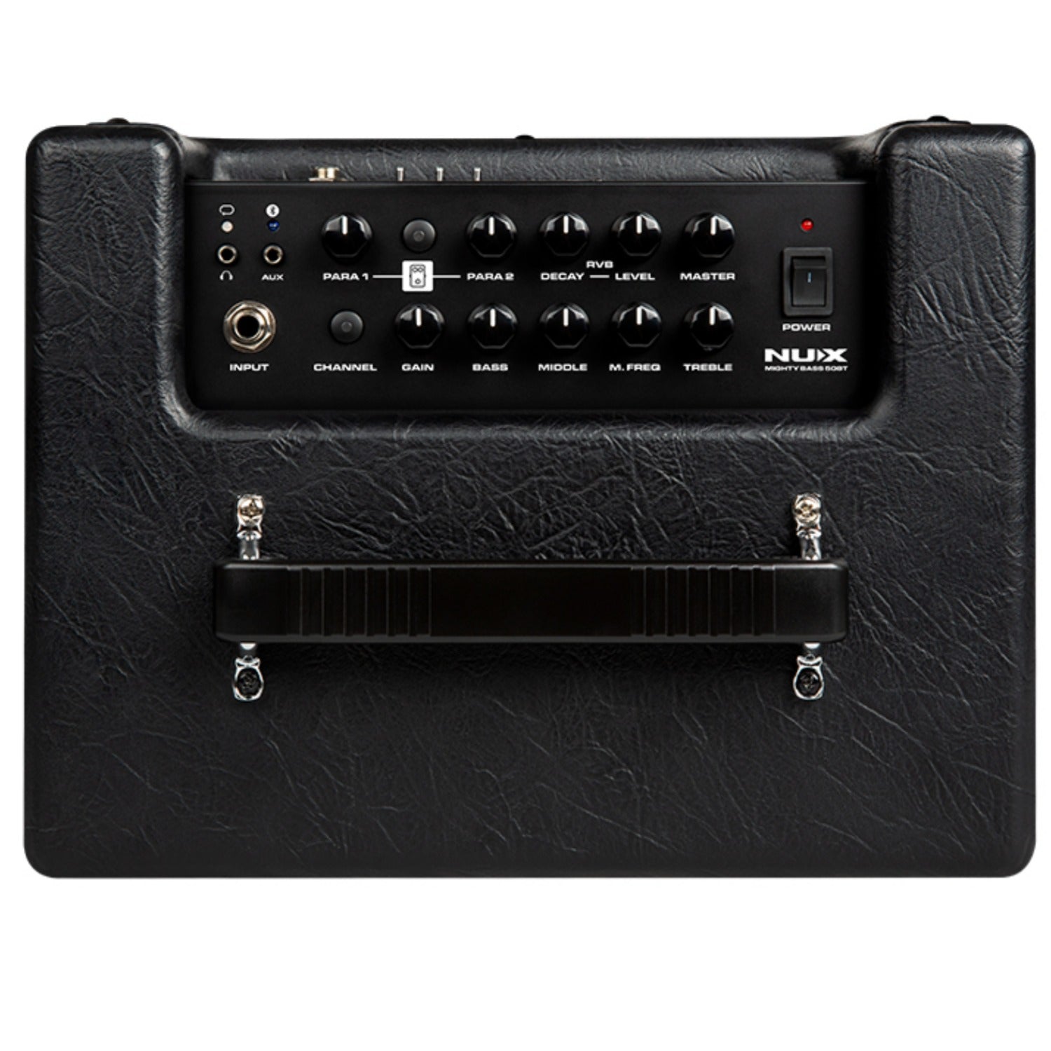Nux Bass Combo Amplifiers Black Nux NBA-50 Mighty Bass 50BT Combo Bass Amplifier