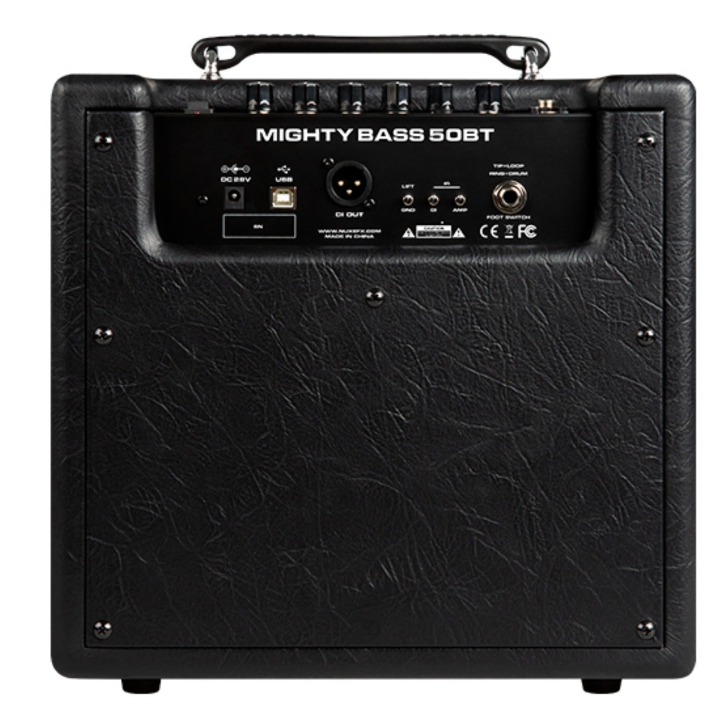 Nux Bass Combo Amplifiers Black Nux NBA-50 Mighty Bass 50BT Combo Bass Amplifier