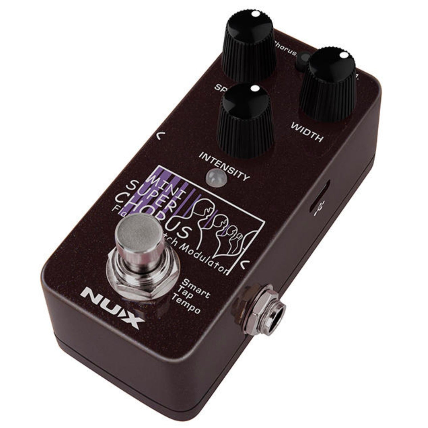 Nux Chorus Pedals Black Nux NCH-5 Mini SCF Super Chorus Flanger Effect Pedal