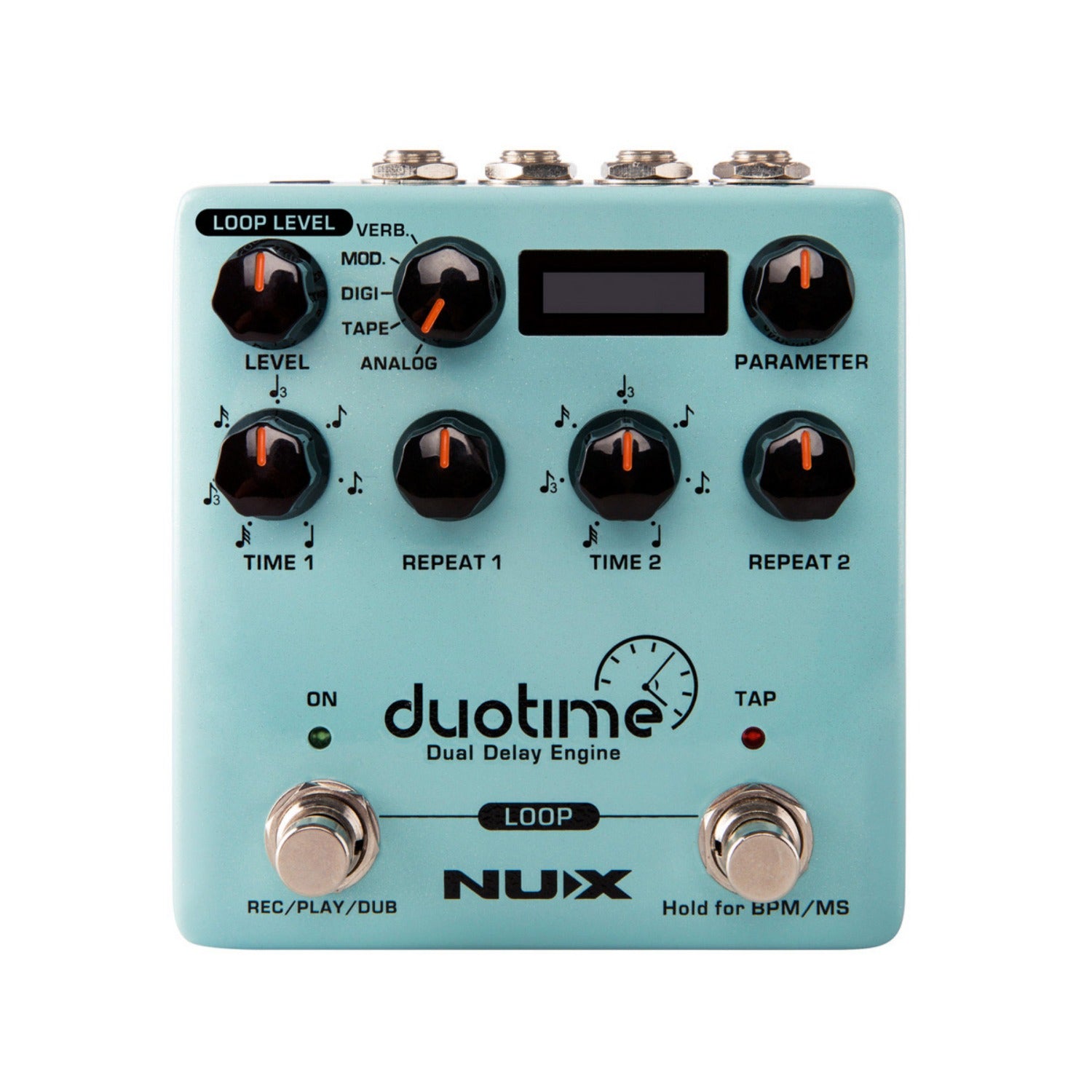 Nux Delay Pedals Nux NDD 6 Duo Time Dual Delay Pedal