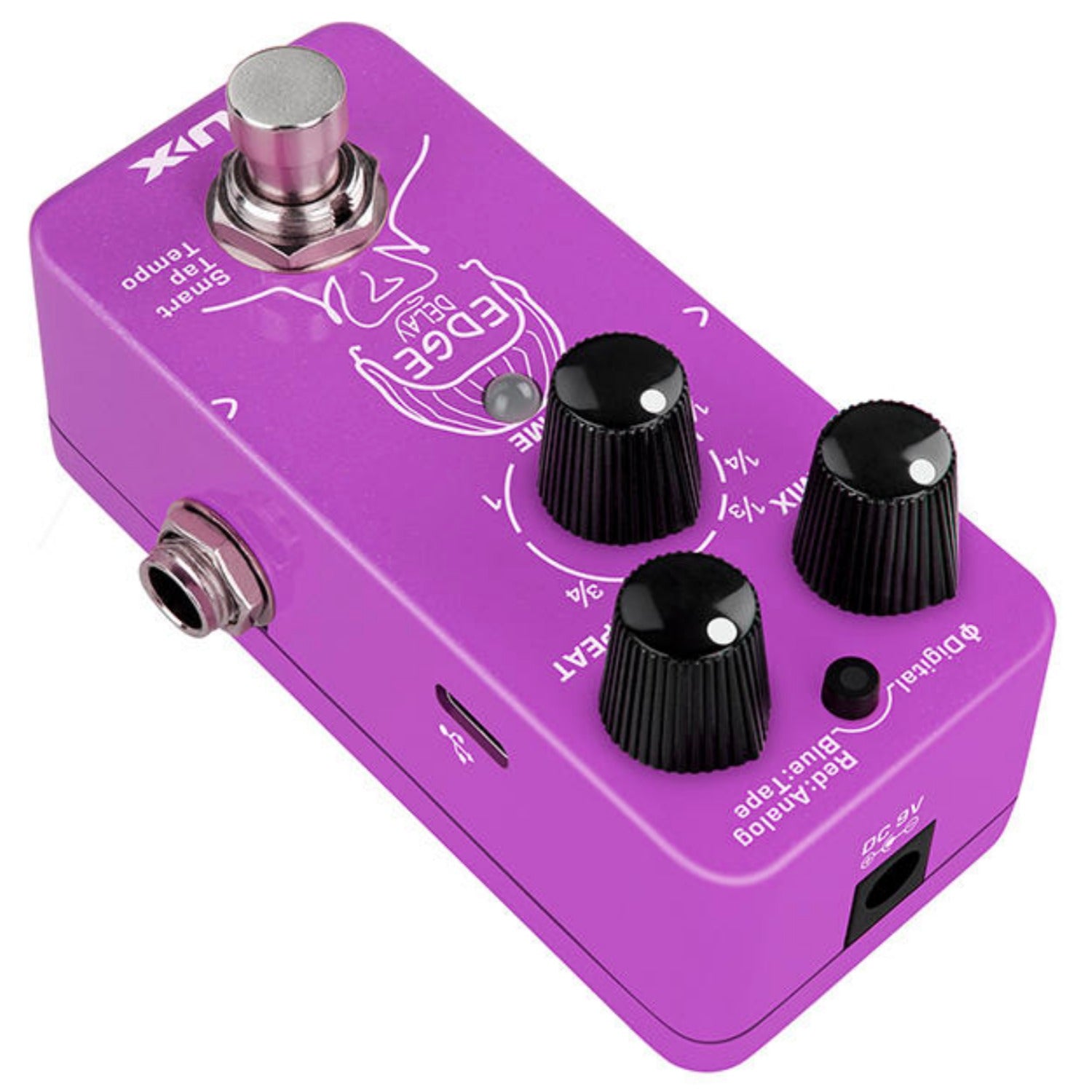 Nux Delay Pedals Purple Nux NDD-3 Edge Delay Effect Pedal