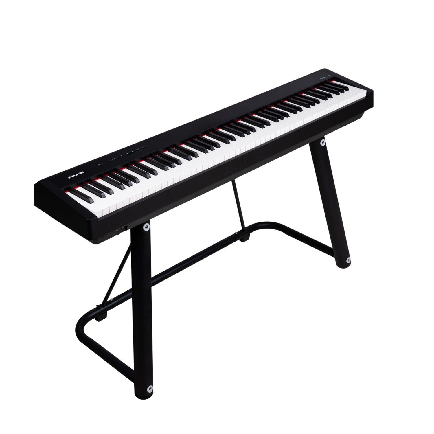 Nux Digital Pianos Black Nux NPK-10 88 Key Portable Digital Piano with Hammer Action Keyboard