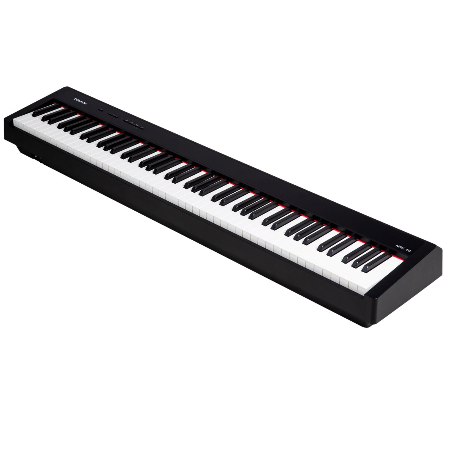 Nux Digital Pianos Black Nux NPK-10 88 Key Portable Digital Piano with Hammer Action Keyboard