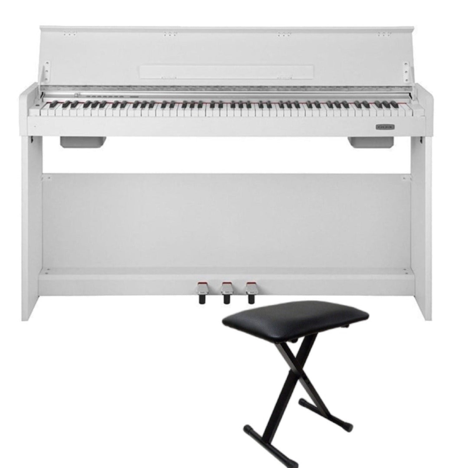 Nux Digital Pianos White / Piano with Stand & Bench Nux WK 310 88 Key Digital Piano with Hammer Action