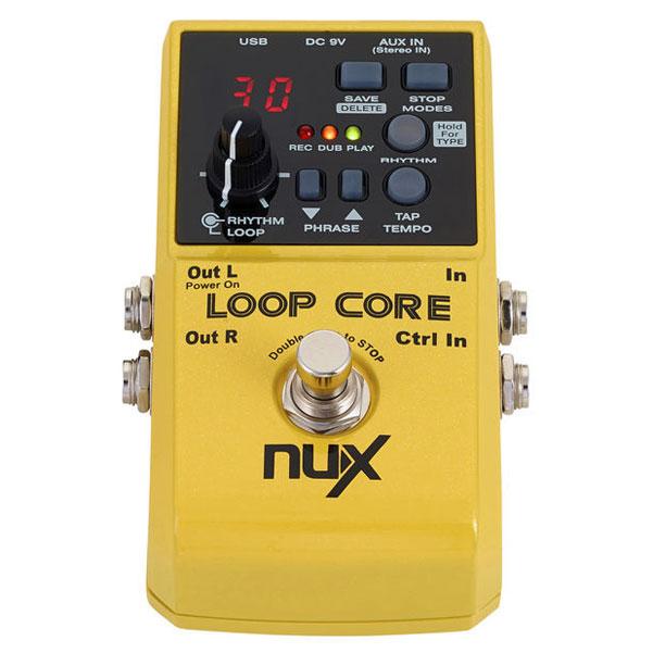 nux effect pedals nux loop core looper pedal