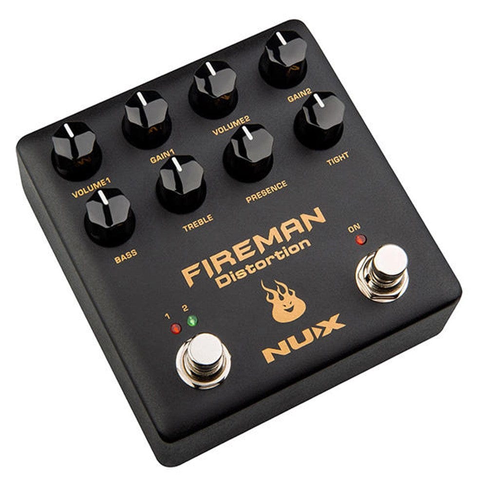nux effect pedals nux nds 5 fireman distortion pedal